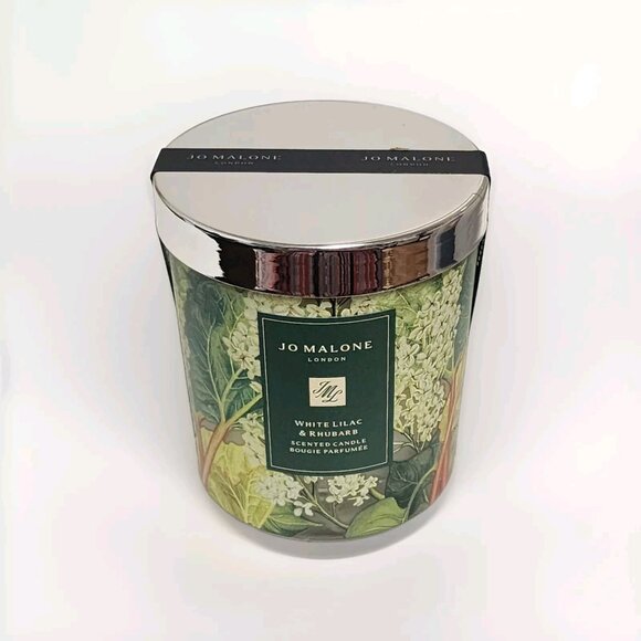 Jo Malone London White Lilac & Rhubarb Home Candle Scented Candle NWOB - Picture 1 of 3